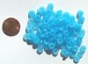 100 3x7mm Rough Cut Milky Blue Spacers